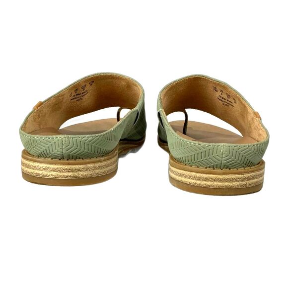 Dr. Scholls KATE Toe Loop Mule Sandals Sage Green Slip ons Size 7M - Picture 8 of 8